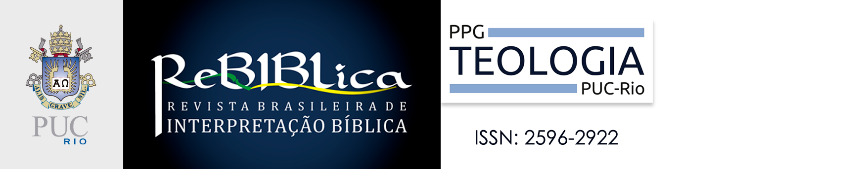 ReBiblica, periódico científico editado pelo Programa de Pós-Graduação em Teologia da PUC-Rio, tem por escopo difundir a pesquisa teológica e de áreas afins